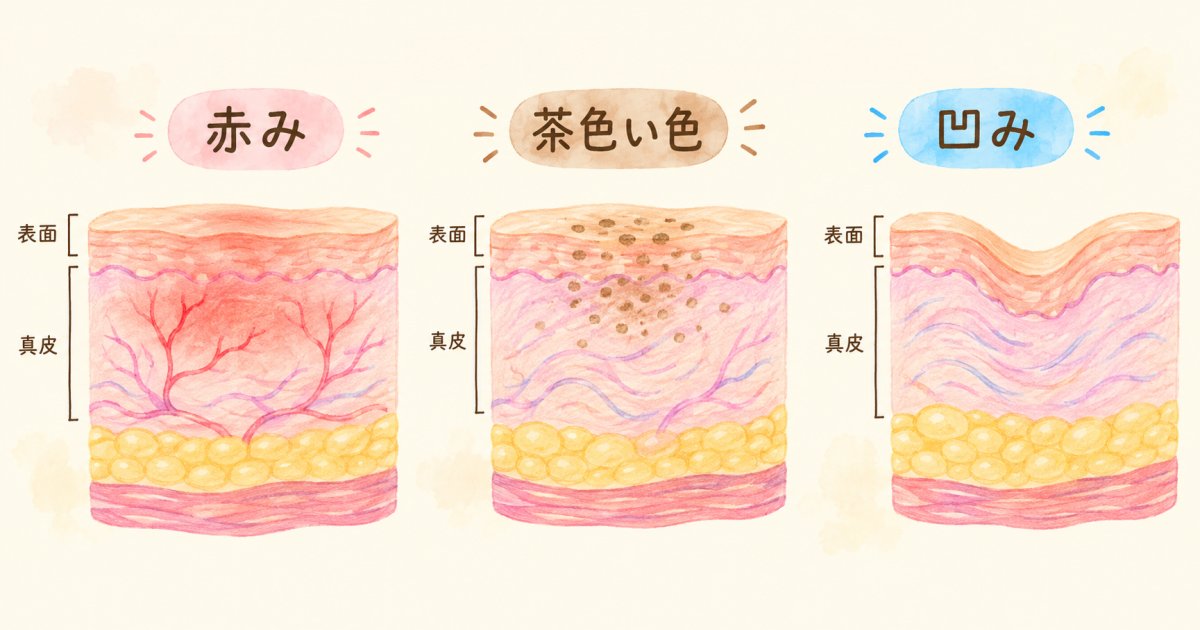 ニキビを潰すと跡のリスクが高まるのはなぜ?